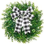 CEWOR 15 Inches Artificial Boxwood 