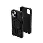 UAG Designed for iPhone 14 Case Kevlar Black 6.1" Monarch Pro Built-in Magnet Compatible with MagSafe Charging Rugged Shockproof Dropproof Premium Protective Cover by URBAN ARMOR GEAR