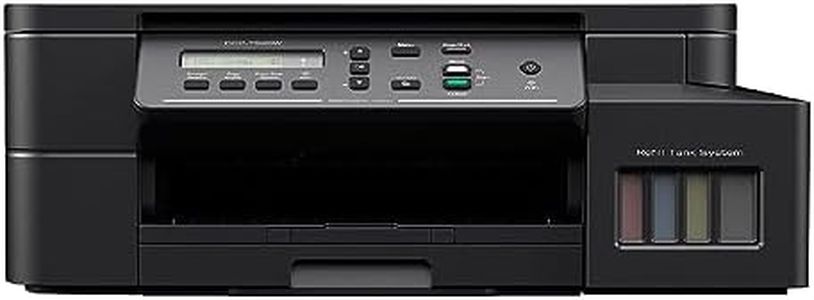 Brother DCP-T525W (Print Scan Copy) WiFi Ink Tank Printer, 128 MB Memory, Print Up to 15K Pages in Black and 5K in Color Each for (CMY), Get an Extra Black Ink Bottle, Free Installation