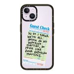 CASETiFY Impact iPhone 14 Case [4X Military Grade Drop Tested / 8.2ft Drop Protection] - The Espresso Martini Case - Glossy Black