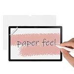 kwmobile Paper Feel Screen Protector Compatible with Samsung Galaxy Tab A8 10.5 (2021) - Fingerprint Scratch Resistant - Paper Like For Writing and Sketching