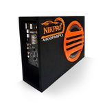 AUTOCOZEN 8-Inch Ultra-Powered Car Subwoofer – Active Under Seat Bass Tube with Amplifier, 200W RMS, 4400W Peak Output, Compact & Stylish Black Design