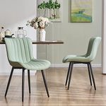 YOUNUOKE Green Dining Chairs Set of