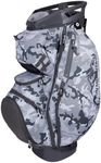 Sun Mountain Men's C130 Lightweight Cart Golf Bag 14-Way Top - 11 Pockets, Smart Dual Strap System, Push-Electric-Riding Cart Compatible Compression Base, 2025 Model - Steel-Raptor