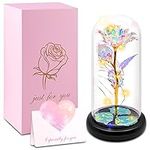 Glass Rose Gifts for Mom/Grandma/Wi