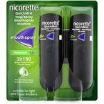 Nicorette QuickMist Duo Freshmint Flavor, 2 X 150 Sprays