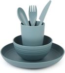 Belle Vous 4-Piece Plastic Navy Din