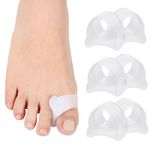 Misorita Toe Separators to Correct Your Toes 12 Pcs, Big Toe Spacers for Overlapping Toes Bunions Hammer Toe Relaxation Restore Toes to Their Original Shape, Toe Straighteners Toe Support