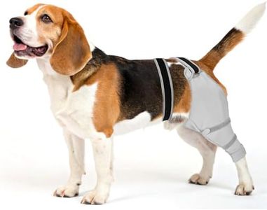 Joypig Sleeve for Dog Rear Leg to Stop Licking: Recovery Wrap After TPLO ACL Surgery, for Injured Back Legs, Alternative for Dog Cone for Leg Wounds