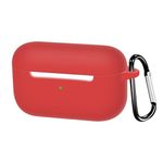 AddGrip Silicone Case for Amazon Echo Buds 2, Protective Cover with Keychain, Shockproof and Waterproof Case for Amazon Echo Buds 2nd Gen Earbuds (Earbuds & Their Charging Case Not Included) - Red