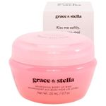 Lip Plumper Nourishing Berry Lip Mask - Tinted Lip Balm - Lip Moisturizer For Very Dry Lips - Lip Mask Overnight & Lip Treatment & Lip Sleeping Mask - Vegan Cruelty-Free Lip Care Products by grace and stella