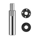 5/8"-11 Angle Grinder Extension Shaft Connecting Rod with Flange Nut，Compatible with Makita, Dewalt, Bosch, Hitachi, Milwaukee, Metabo and other brands