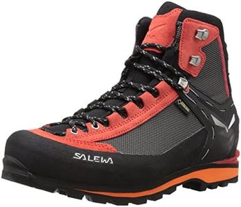 Salewa Crow GTX Mountaineering Boot - Men's, Black/Papavero, 7