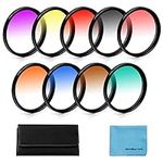 58mm Graduated Color Filters Kit 9 