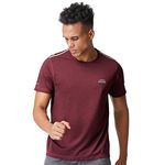 U.S. POLO ASSN. Men's Regular Fit Activewear T-Shirt Maroon Mel M (Pack of 1)