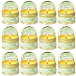 LA BELLEFÉE Citronella Candles Outdoor, Lemongrass Scented Candles,Natural Citronella Soy Candles Set,Summer Aromatherapy Candles Set for Patio Garden Balcony BBQ,Indoor/Outdoor Use (12 Pack)