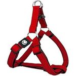 DDOXX Dog Harness Air Mesh, Step-in, Adjustable, Padded | Many Colors & Sizes | for Small, Medium & Large Dogs | no Pull Safety car Harnesses cat Puppy pet Kitten | Red, M