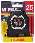 Tajima WM550MR TAGM550MR 5M W-MAG Tape Measure, Black