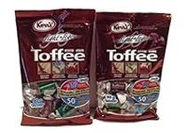 Sugar Free, Gluten Free, KERR'S Assorted Toffee Candies- 2 - 90g Bags - Vanilla Cream, Peppermint Cream, Chocolate Cream