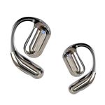 Open Ear Bluetooth 5.3 Headphones, Wireless Earbuds Sport, Over Earphones Built-in Mic with Ear Hooks 50H Playtime Ear Buds LED Display Charging Case, Waterproof Design for Running Fitness in Black