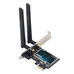 Wi-Fi 6 AX200 Adapter AX200NGW PCIe WiFi Card Next Generation Wi-Fi 802.11ax Extremely High Throughput 2.4Ghz 5Ghz 3000Mbps throughput Growing to tens of Gbps Provide Gigabit Speed 4k 8k Video Gaming…