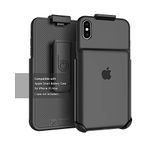 Belt Clip Holster Compatible with Apple Smart Battery Case (for iPhone Xs Max) - Smart Case NOT Included Black