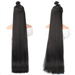 Artifice 40 Inch 5 Clip In Hair Extension for Women, Natural Black