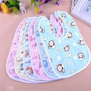 BabyGo Waterproof Spill Resistant Bibs, Baby Apron With Bib, Baby Bibs For 6 to 12 Months, Fastdry Bibs, Soft Cotton Bib (Set of 6)