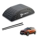 Away 3D Roofbag - 390 litres Capacity Car Rooftop Cargo Bag for Renault Triber | Aerodynamic Shape | Dual Opening | Water Resistant Material | Universal Fit Over Crossbars