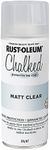 Rust-Oleum Chalked Ultra Matte Spray Paint, Clear Top Coat, 340 g