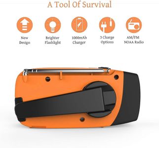 Solarbaby Wind Up Emergency Radio – Hand Crank Portable Weather Alert