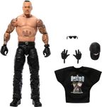 Mattel WWE Elite Action Figure & Accessories, 6-inch Collectible Undertaker with 25 Articulation Points, Life-Like Look & Swappable Hands, HTX37