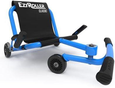 EzyRoller Classic Ride on Scooter for Kids Ages 4+ - Blue
