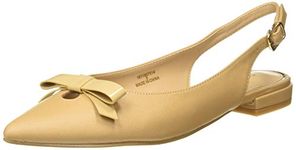 Stride Women Lima Beige Ballet Flats-8 UK (40 EU) (10 US) (16119075)