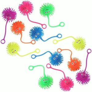 Smile FACE Puffer Ball YO YO - Toys - 12 Pieces