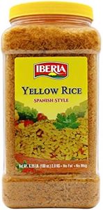 Iberia Yellow Rice 6.25 Lb. Spanish Style Seasoned Rice, 6.25 Lb
