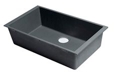 ALFI Brand AB3020UM-T Granite Composite Sink, Titanium