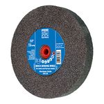 PFERD 61754 Bench Grinding Wheel, Aluminum Oxide, 7" Diameter, 1" Thick, 1" Arbor Hole, 36 Grit, 3600 Maximum RPM