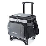 TOURIT 50-Can Collapsible Rolling C