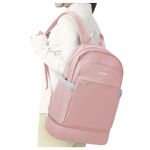 Pakembl Gym Backpack For Women Waterproof Backpack With Shoe Compartment Lightweight Travel Backpack Sports Casual Backpack Large Gym Bag,Pink