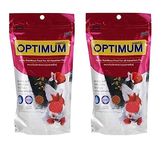 FITNESS FIT Optimum Highly Nutritious All Life Stages Fish Food for All Aquarium Fish (200gm x 2 = 400GM, Mini Pellet)