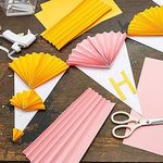 Bright Creations Blank Banner Flags for Parties and DIY Crafts (11 Feet)