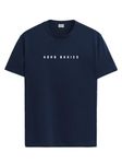 ADRO Tshirt for Men | Printed T shirt for men | 100% Cotton T-shirt |Printed T shirt | T-shirts | RN24-AR2-NB-L Navy Blue