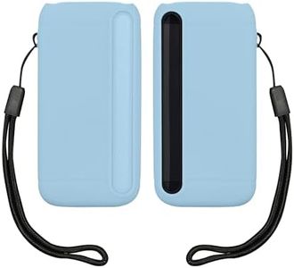 kwmobile Funda de Silicona Compatible con Crucial X8 SSD - Protector para Disco Duro SSD - Azul Claro