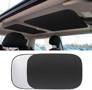 GZSH Sunroof Sunshade Compatible with Mini Cooper, Clubman, Countryman, Blocks Sunlight, Heat, 2pcs 18.9x27.6in (48x70cm), Black, Car Sunroof Shades