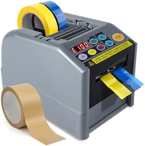 Upgraded Automatic Tape Dispenser Cutter,Dispensador automático de Cinta,Automatic Ribbon Cutter Machine for Tape Thickness Within 0.5mm, Maximum Cutting Length: 999mm, Tape Width: 6-60mm, 110V.