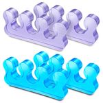 Molain Toe Separators Pedicure, Toe Separators Set Repeatable Washable Toenail Dividers,Toe Separators for Nail Polish Application (Style D)