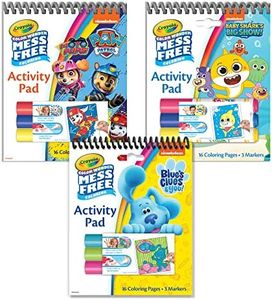 Crayola Nickelodeon Color Wonder Bundle (3 Pack), Mess Free Activity Pads & Markers, Gift for Toddlers, Coloring Set for Kids, 3+