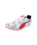 Puma Unisex-Kid Evospeed Star 8 Junior Black-White-Red Running Shoe - 5 UK (37796003)