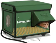 Weatherproof Heated Cat House for O